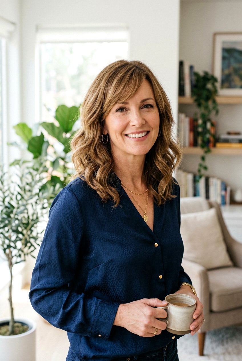 Medium Hair With Side Fringe For Women Over 40 - 20 side swept fringe for medium hair - 20 side swept fringe for medium hair