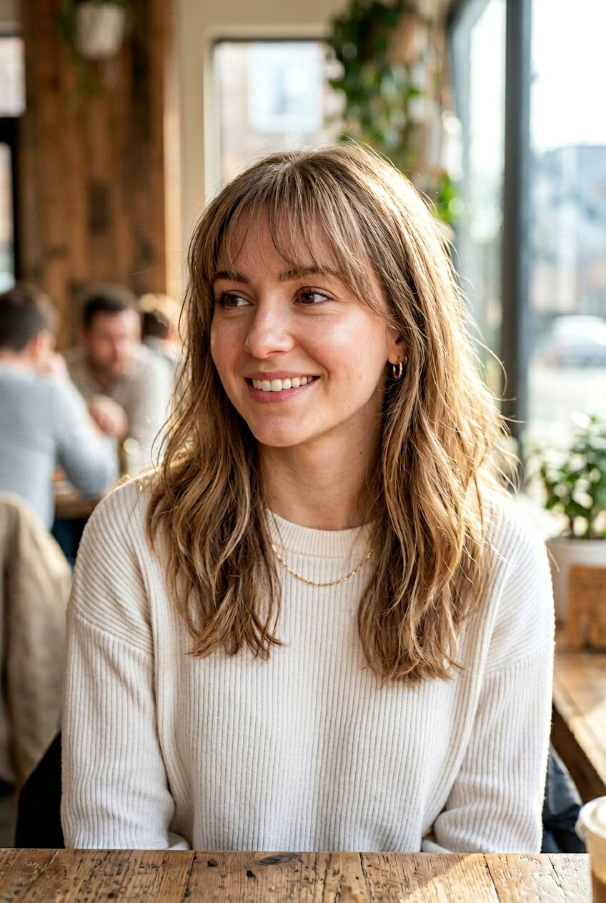 Medium Hair With Wispy Bangs - 20 salon makeover hairstyles - 20 salon makeover hairstyles