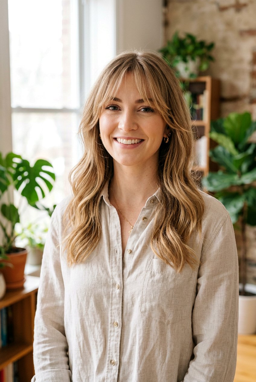 Medium Hair With Wispy Curtain Bangs - 20 medium haircut with curtain fringe - 20 medium haircut with curtain fringe