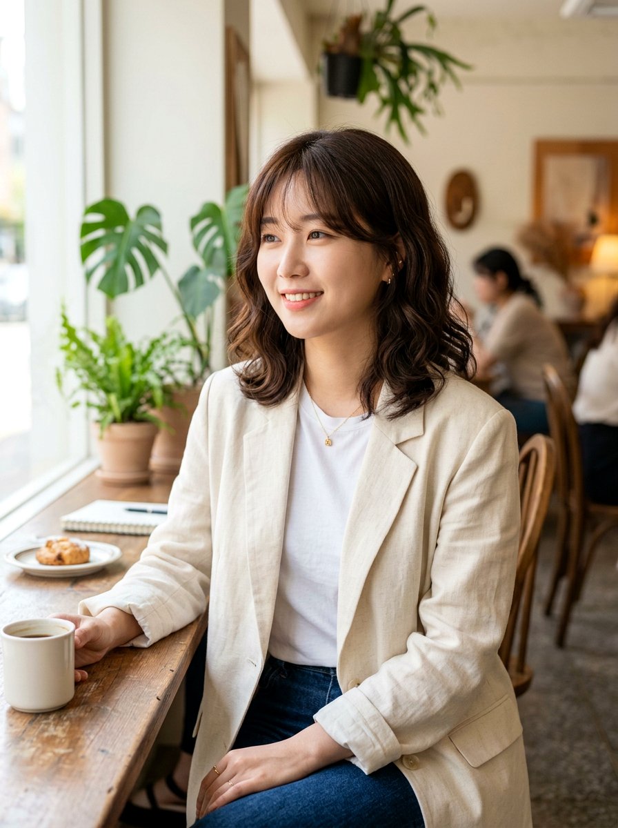 Medium Korean Soft Wave Haircut - 20 korean soft wave haircut for women - 20 korean soft wave haircut for women