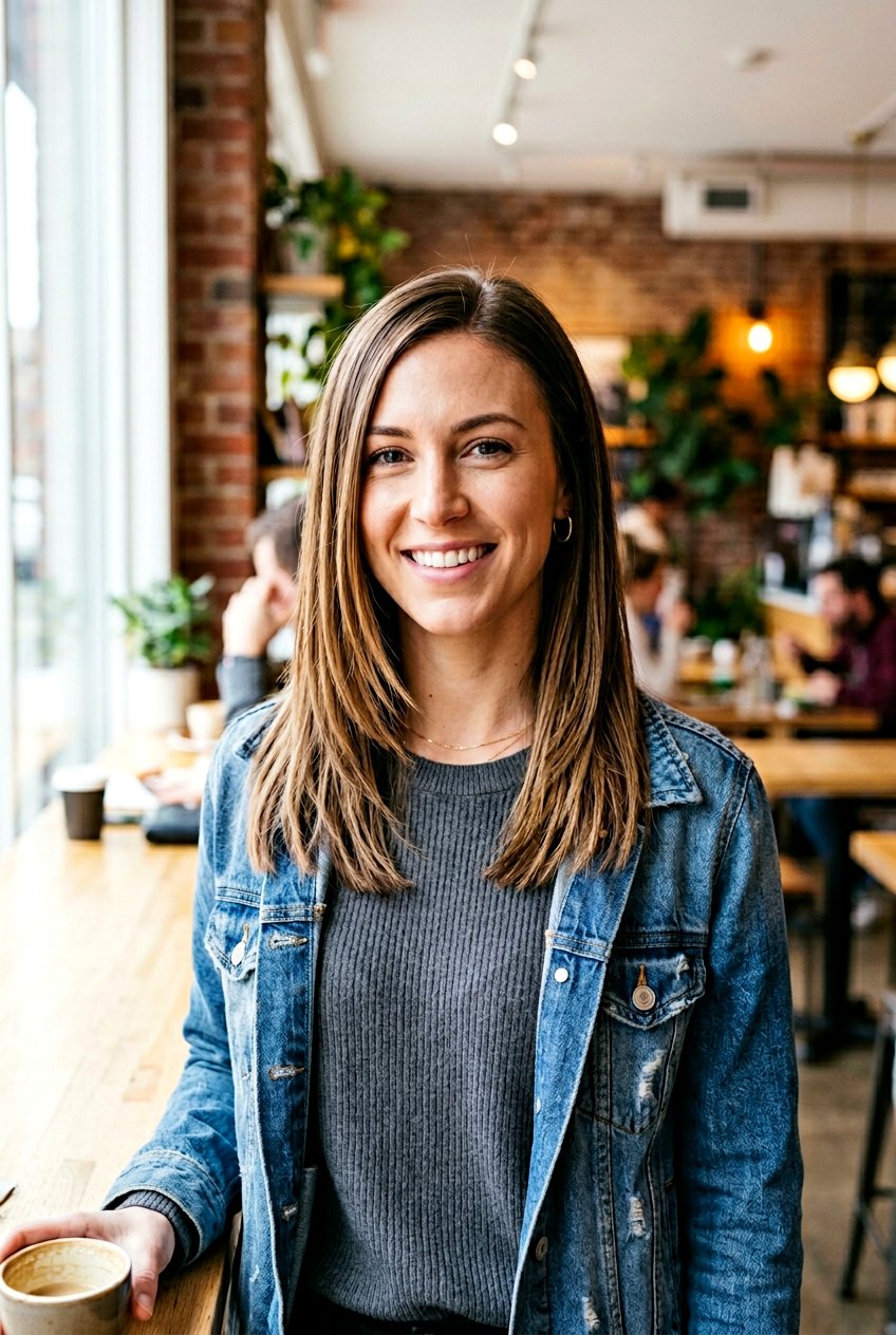 Medium Layered Cut With Choppy Ends - 20 medium haircut with choppy layers - 20 medium haircut with choppy layers