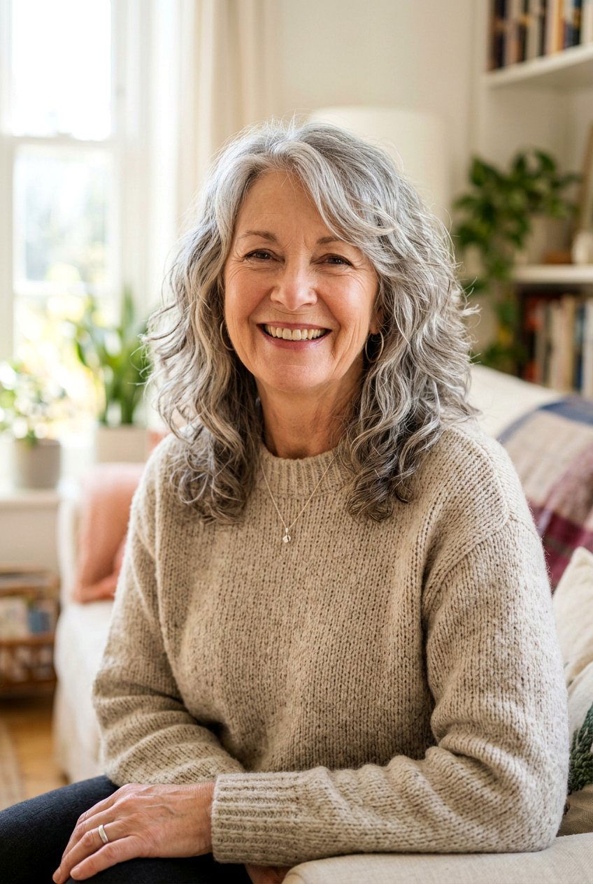 Medium Layered Haircut For Wavy Hair Over 60 - 20 medium haircut for women over 60 with layers - 20 medium haircut for women over 60 with layers