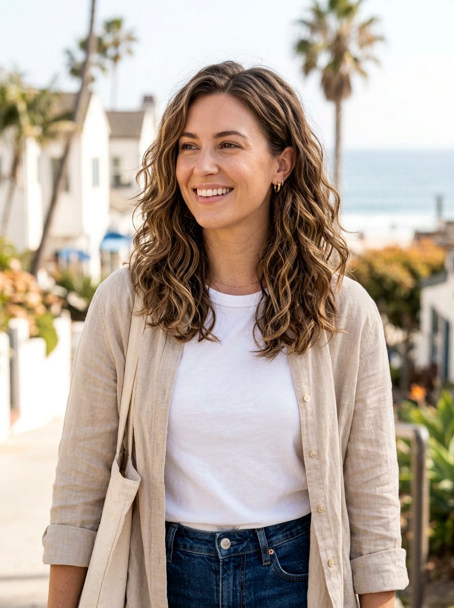 Medium Layered Haircut For Wavy Hair - 20 polished medium layered haircut - 20 polished medium layered haircut