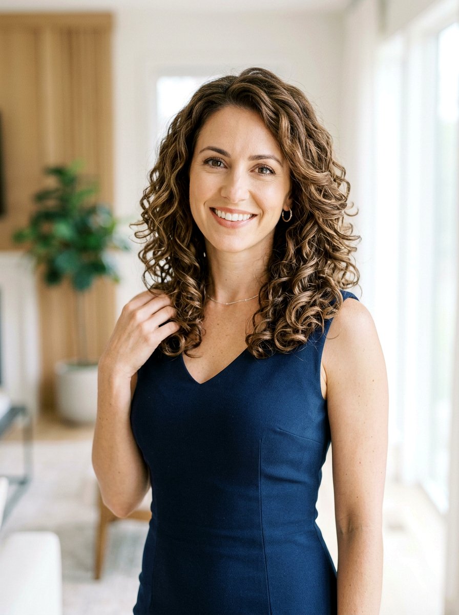 Medium Layered Haircut With Soft Curls - 20 polished medium layered haircut - 20 polished medium layered haircut