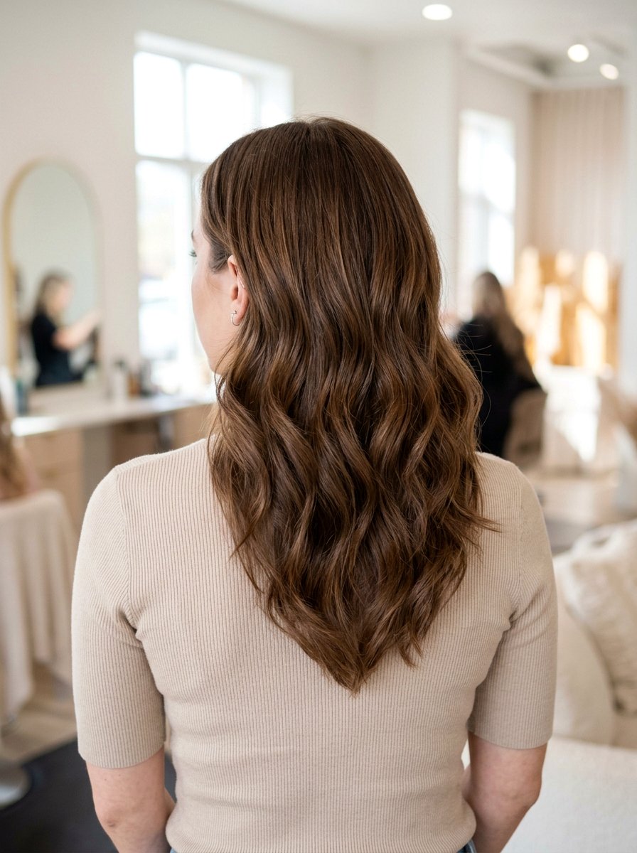 Medium Layered Haircut With V Cut Back - 20 polished medium layered haircut - 20 polished medium layered haircut