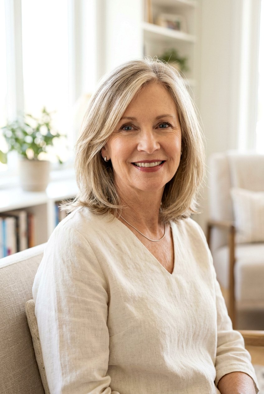 Medium Layered Lob For Thin Hair Over 60 - 20 medium haircut for women over 60 with layers - 20 medium haircut for women over 60 with layers