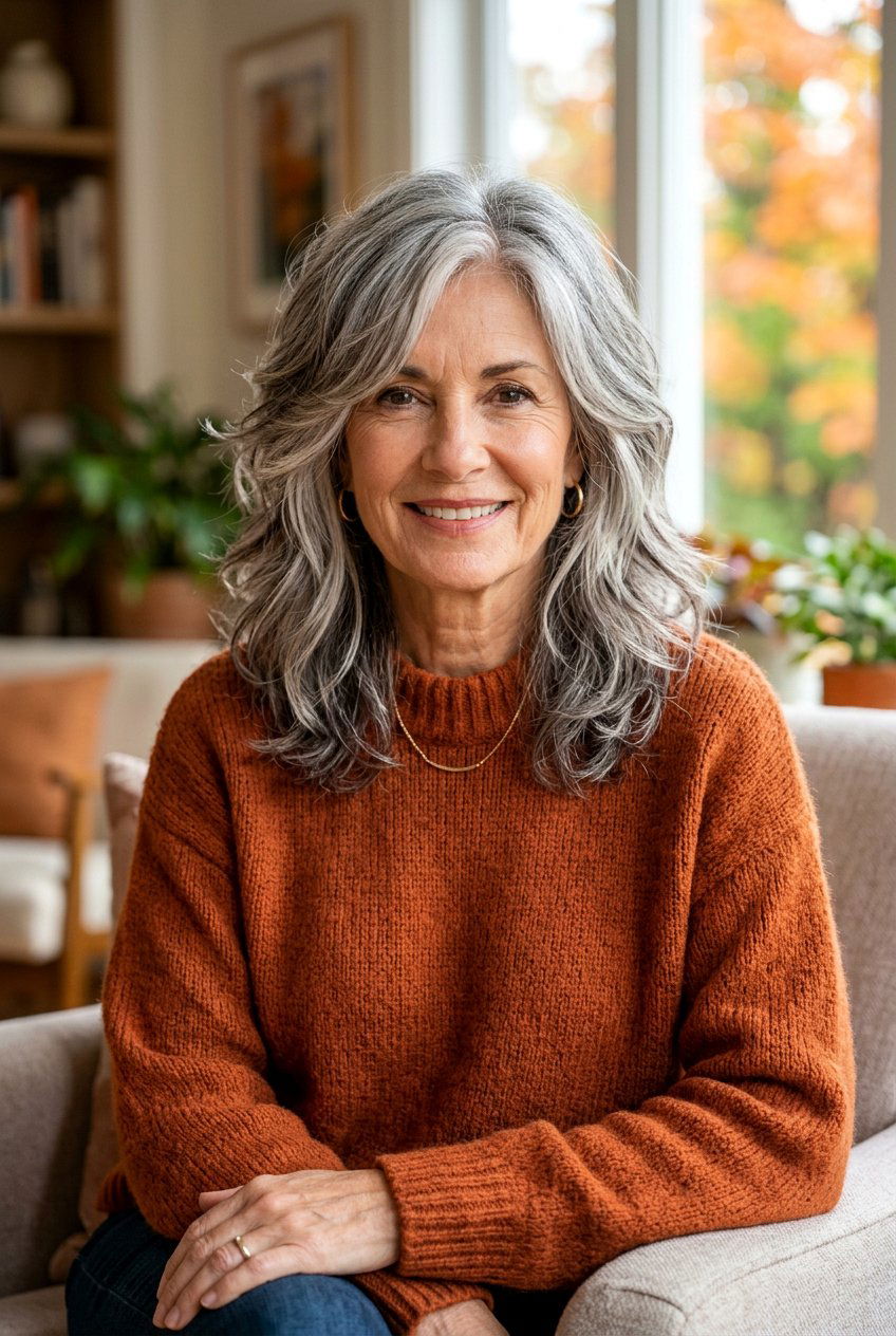 Medium Layered Shag Haircut - 20 low maintenance layered hairstyle for older women - 20 low maintenance layered hairstyle for older women