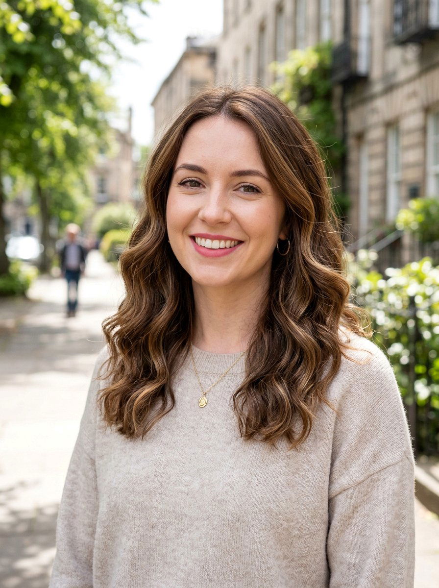 Medium Length Brown Hair With Caramel Ribbons - 20 rich brown hair with soft caramel ribbons - 20 rich brown hair with soft caramel ribbons