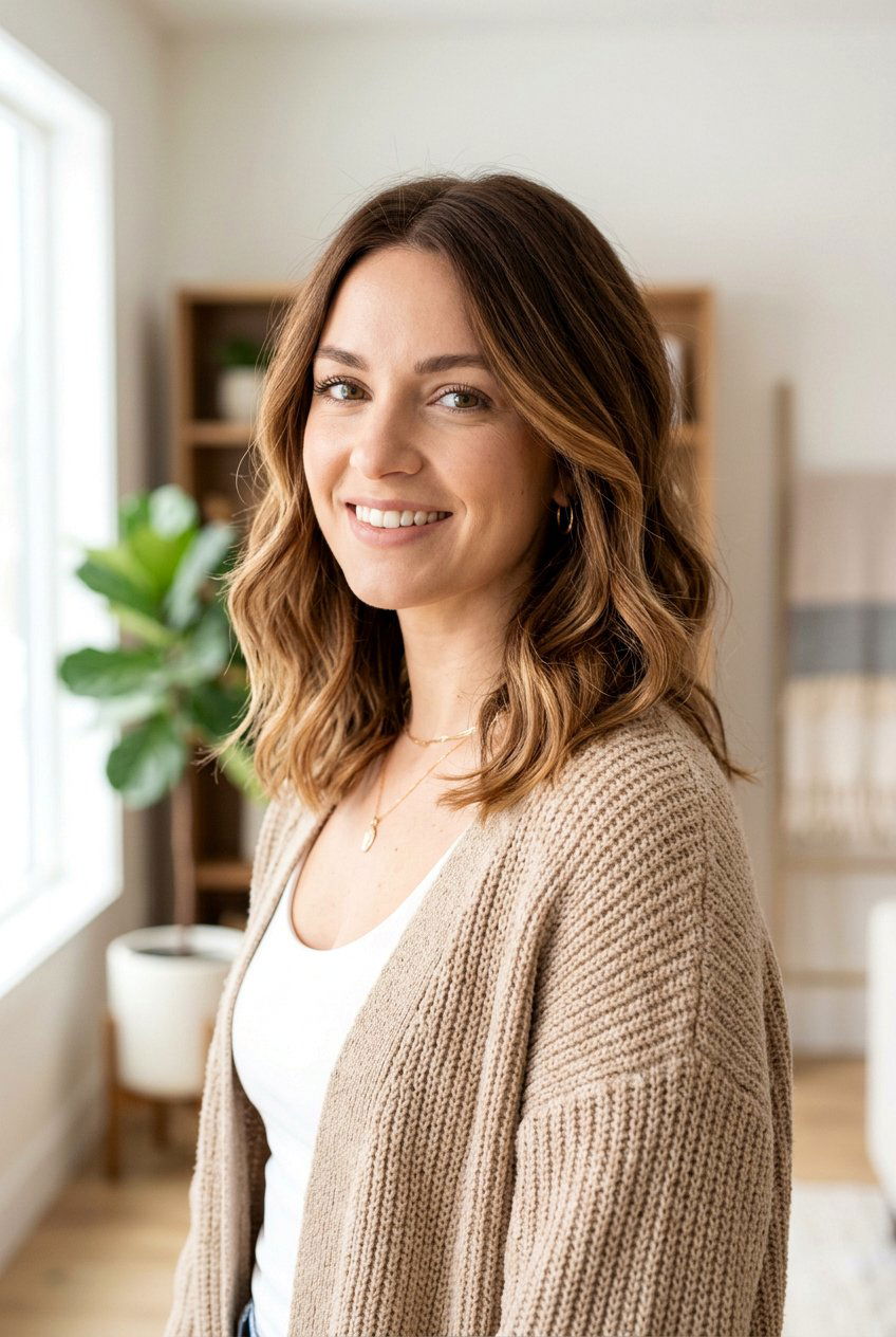 Medium Length Chestnut Balayage - 20 autumn chestnut brunette balayage - 20 autumn chestnut brunette balayage