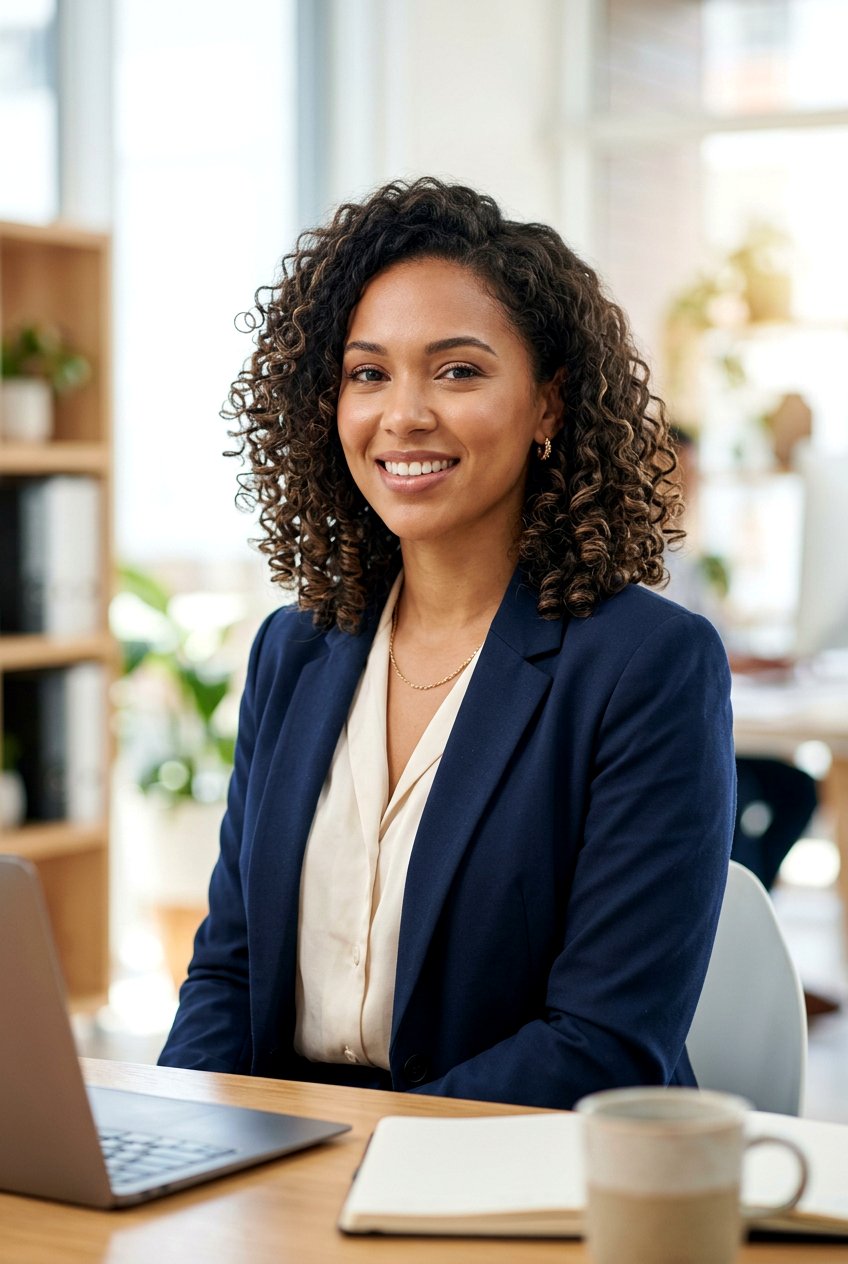 Medium Length Curls With Volume Control - 20 simple interview curls - 20 simple interview curls