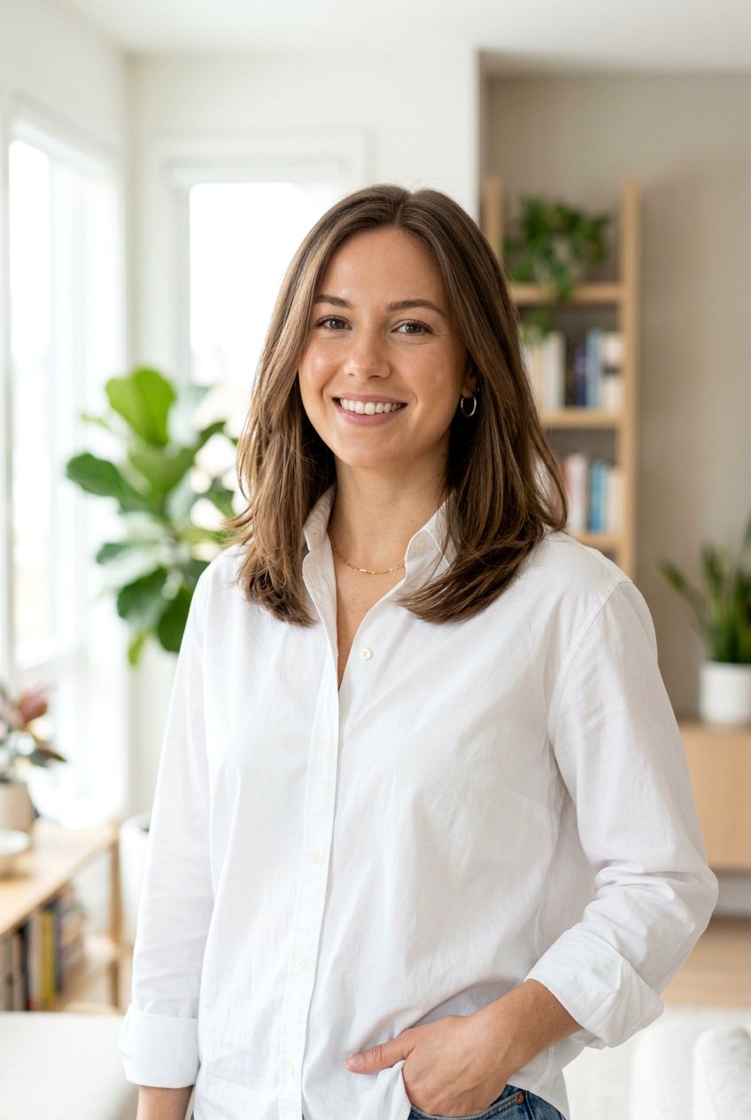 Medium Length Cut With Invisible Layers - 20 best medium haircut for thin hair - 20 best medium haircut for thin hair