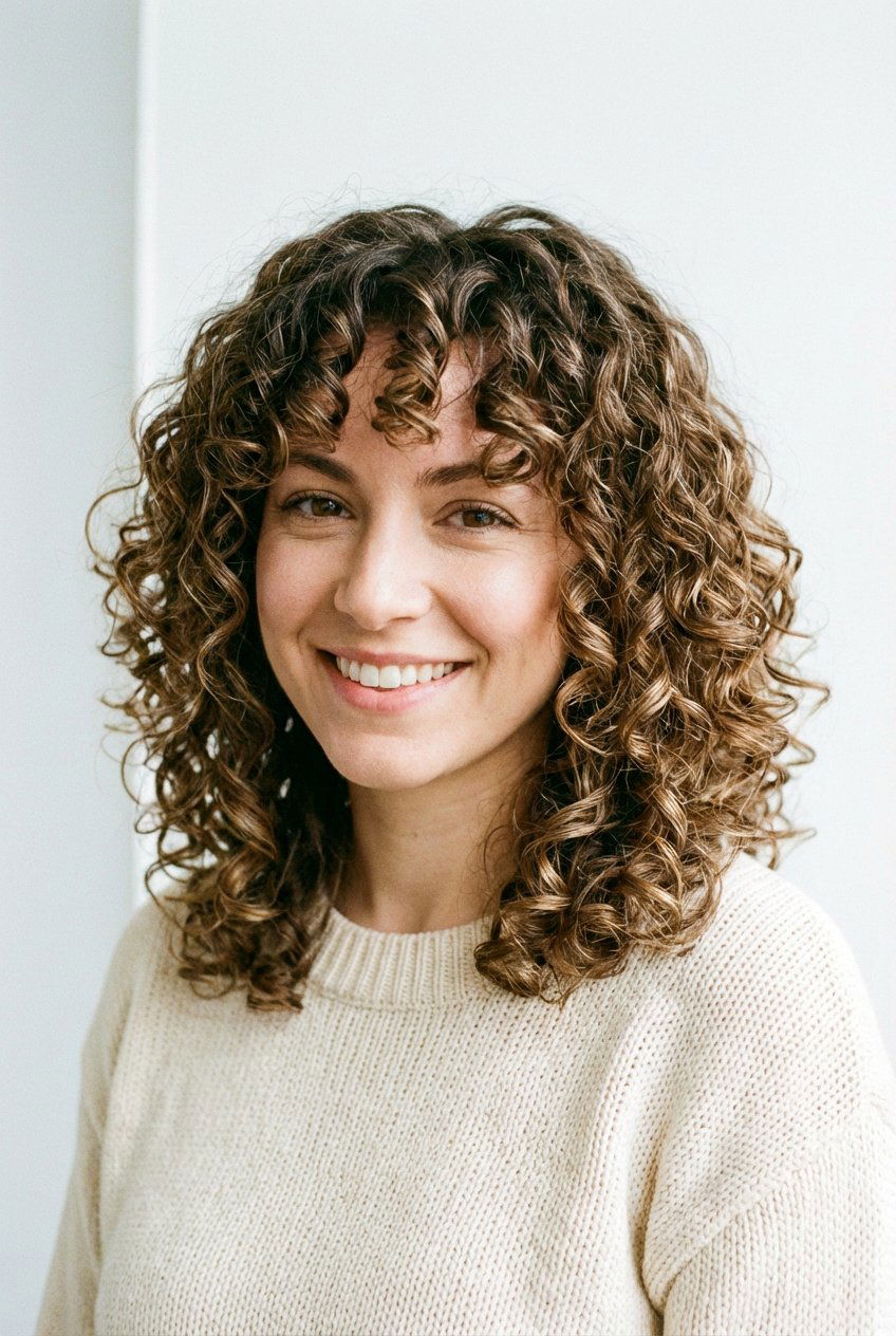 Medium Length Deva Cut - 20 curly hairstyles for medium hair - 20 curly hairstyles for medium hair