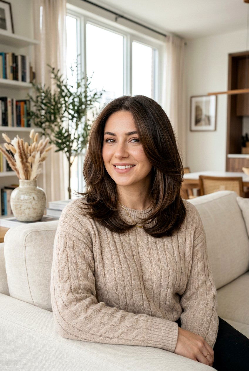 Medium Length Espresso Brunette Hair - 20 glossy espresso brunette - 20 glossy espresso brunette