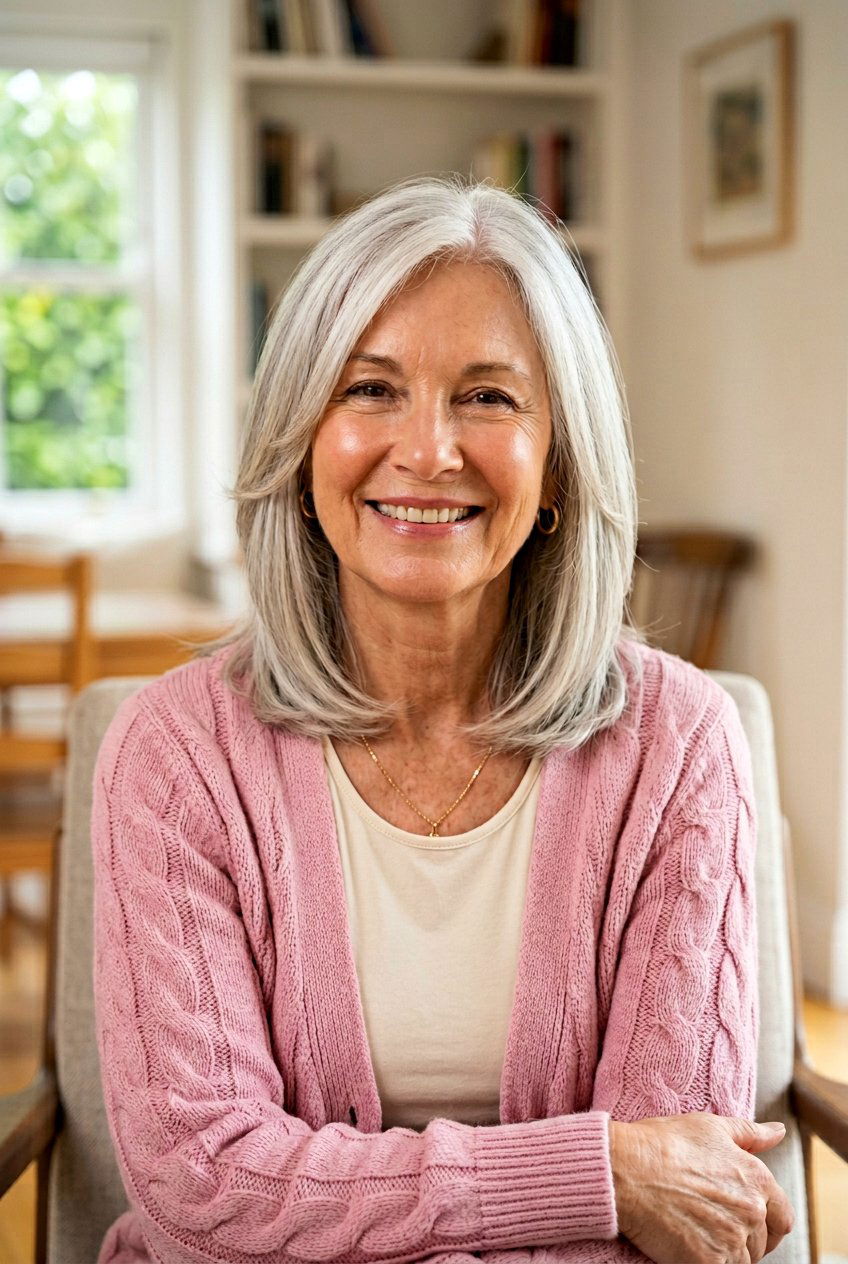 Medium Length Face Framing Layers - 20 medium haircut for women over 70 - 20 medium haircut for women over 70