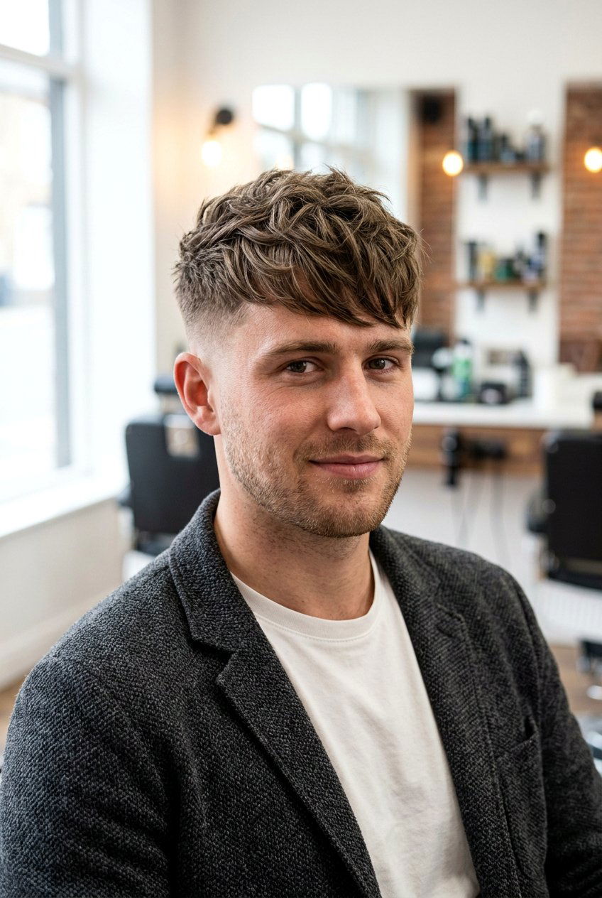 Medium Length French Crop - 20 medium length hairstyles for men - 20 medium length hairstyles for men