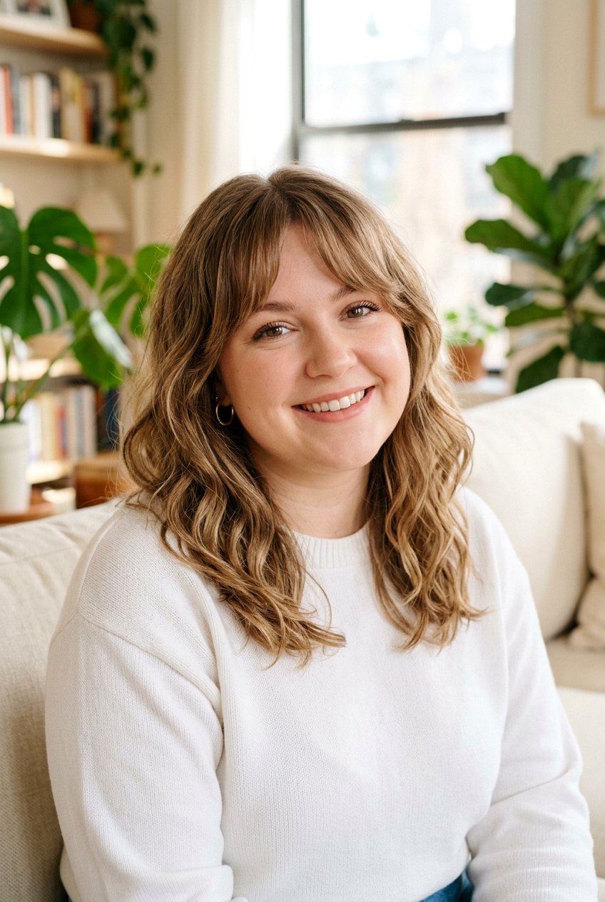 Medium Length Hair With Curtain Bangs For Round Chubby Face - 20 curtain bangs for round chubby face