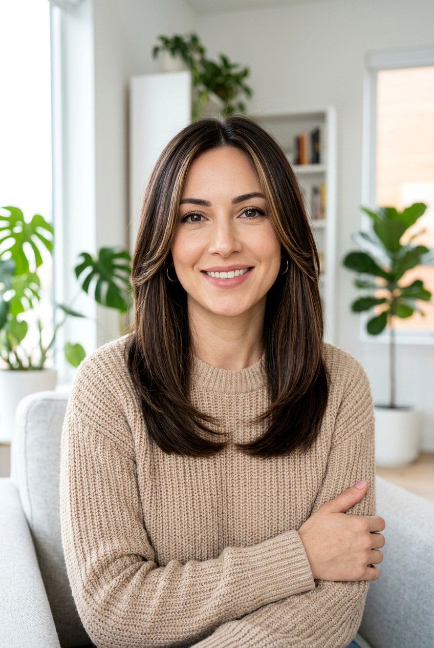 Medium Length Hair With Long Face Framing Layers - 20 medium haircut with face framing layers - 20 medium haircut with face framing layers