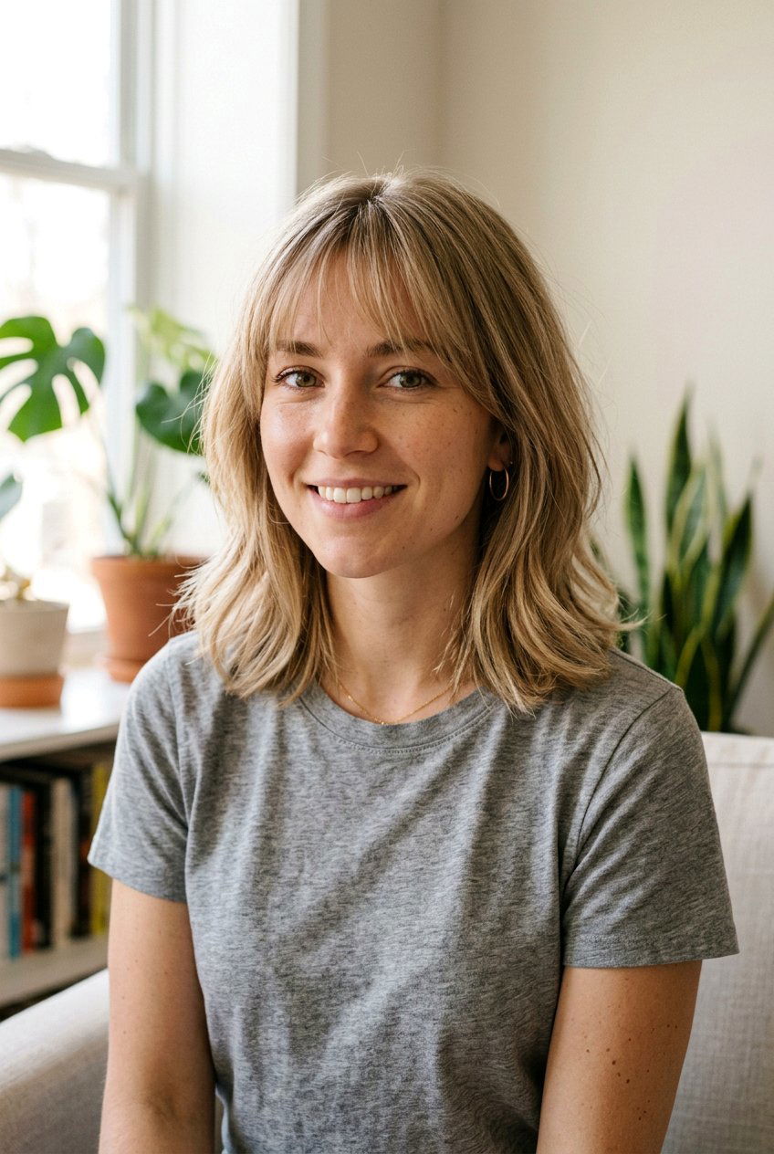 Medium Length Hair With Wispy Bangs - 20 wispy bangs for fine hair - 20 wispy bangs for fine hair