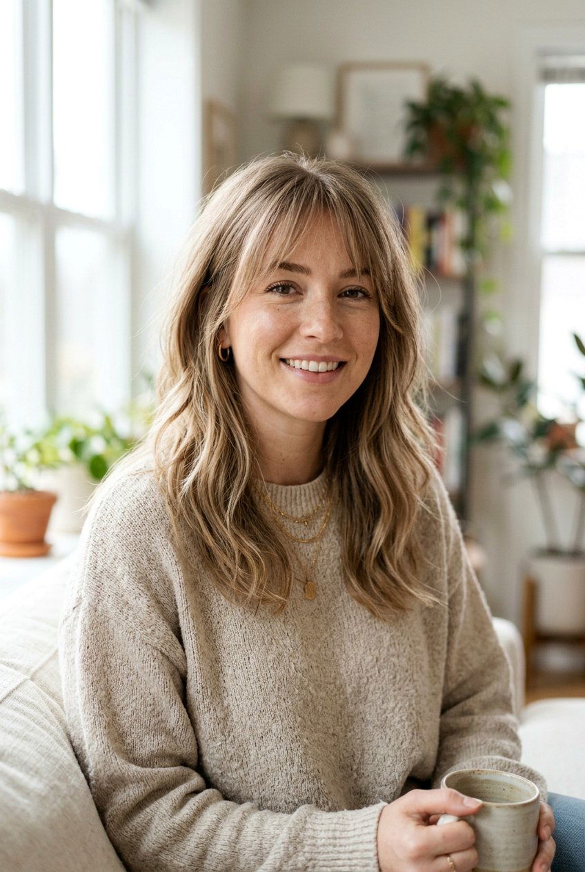 20 Chic Side Swept Fringe for Medium Hair Looks to Love