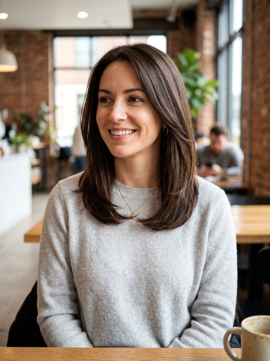 Medium Length Internal Layers Haircut - 20 internal layers haircut - 20 internal layers haircut