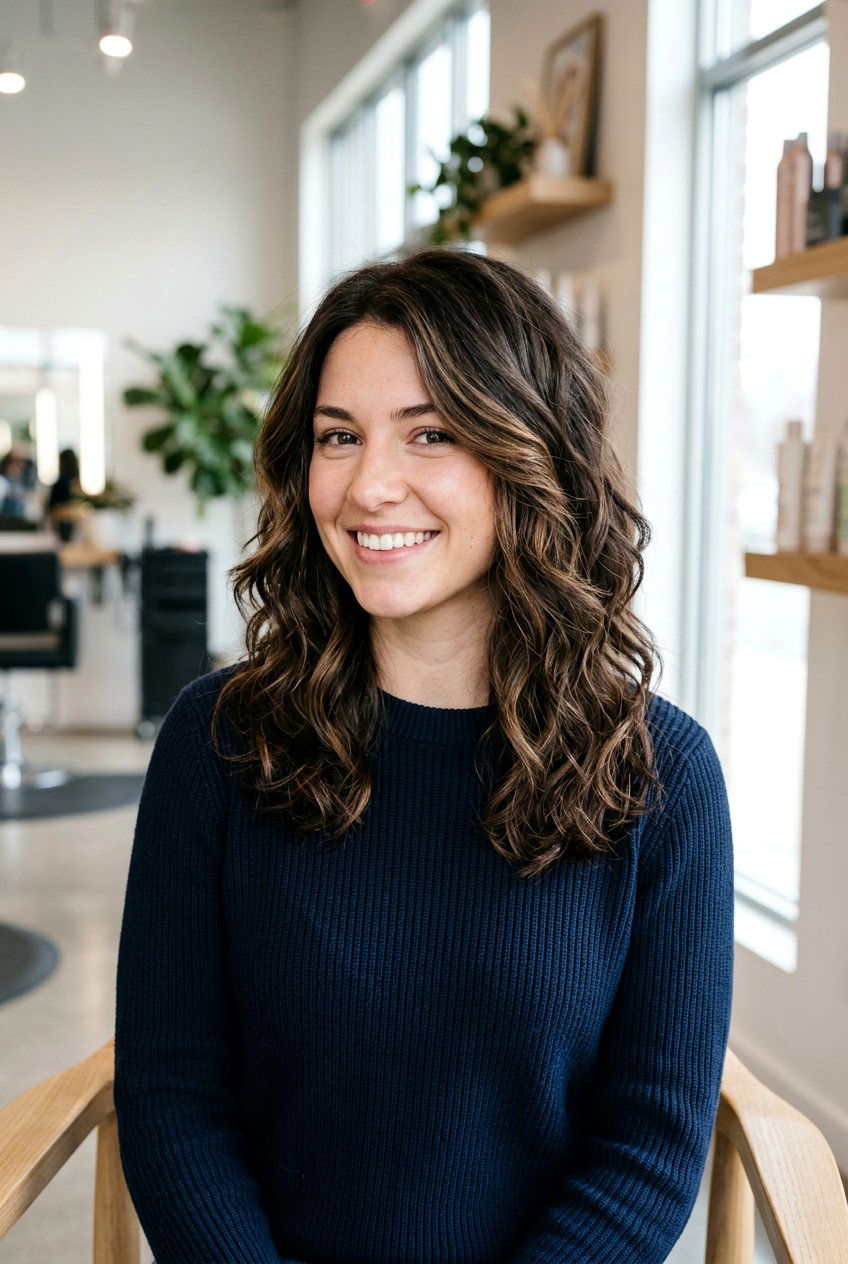 Medium Length Layered Haircut For Thick Wavy Hair - 20 medium haircut for wavy thick hair - 20 medium haircut for wavy thick hair