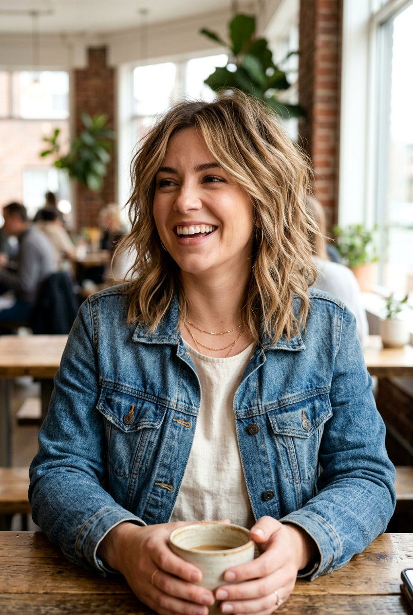 Medium Length Layered Haircut With Choppy Layers - 20 medium length layered hairstyles - 20 medium length layered hairstyles