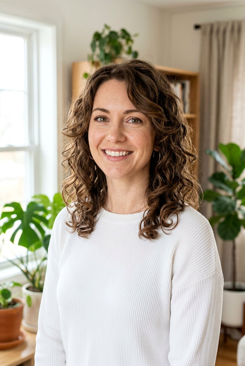 Medium Length Loose Perm With Face Framing Layers - 20 loose perm for medium hair - 20 loose perm for medium hair