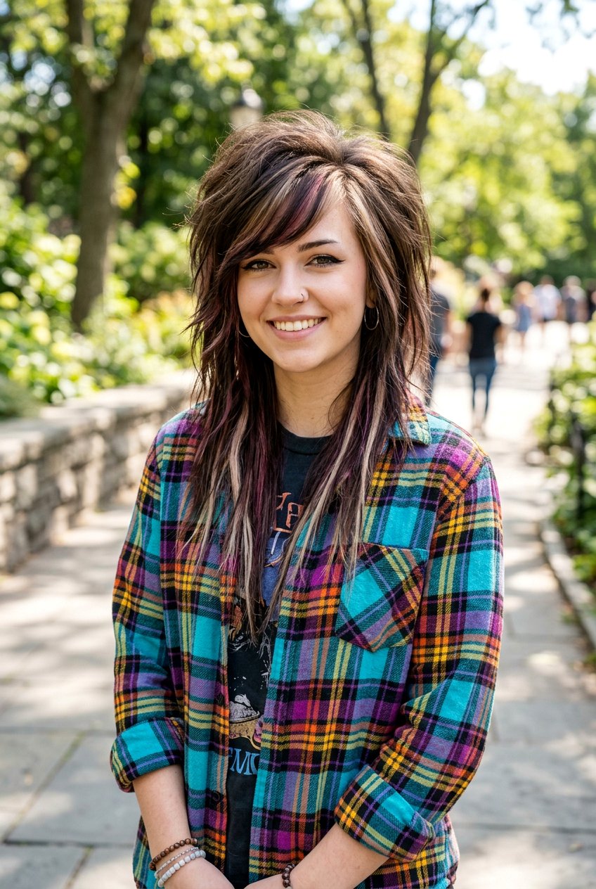 Medium Length Scene Hair With Razor Cut Layers - 20 scene layered haircut for girls - 20 scene layered haircut for girls