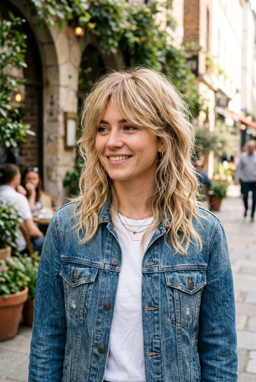 Medium Length Shag - 20 medium haircut to remove bulk from thick hair - 20 medium haircut to remove bulk from thick hair