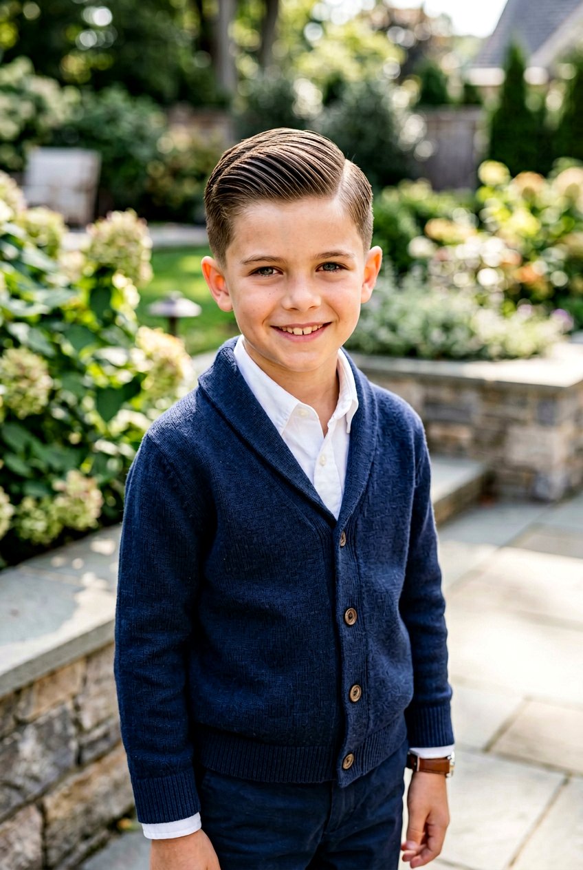 Medium Length Slick Side Part - 20 boys haircut with slick side part - 20 boys haircut with slick side part