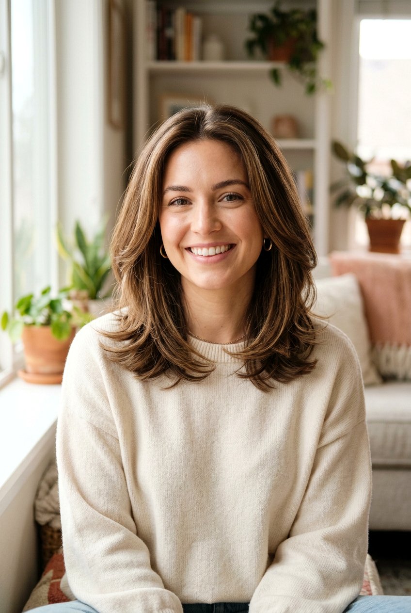 Medium Length Soft Blowout For Lobs - 20 celebrity inspired blowout - 20 celebrity inspired blowout