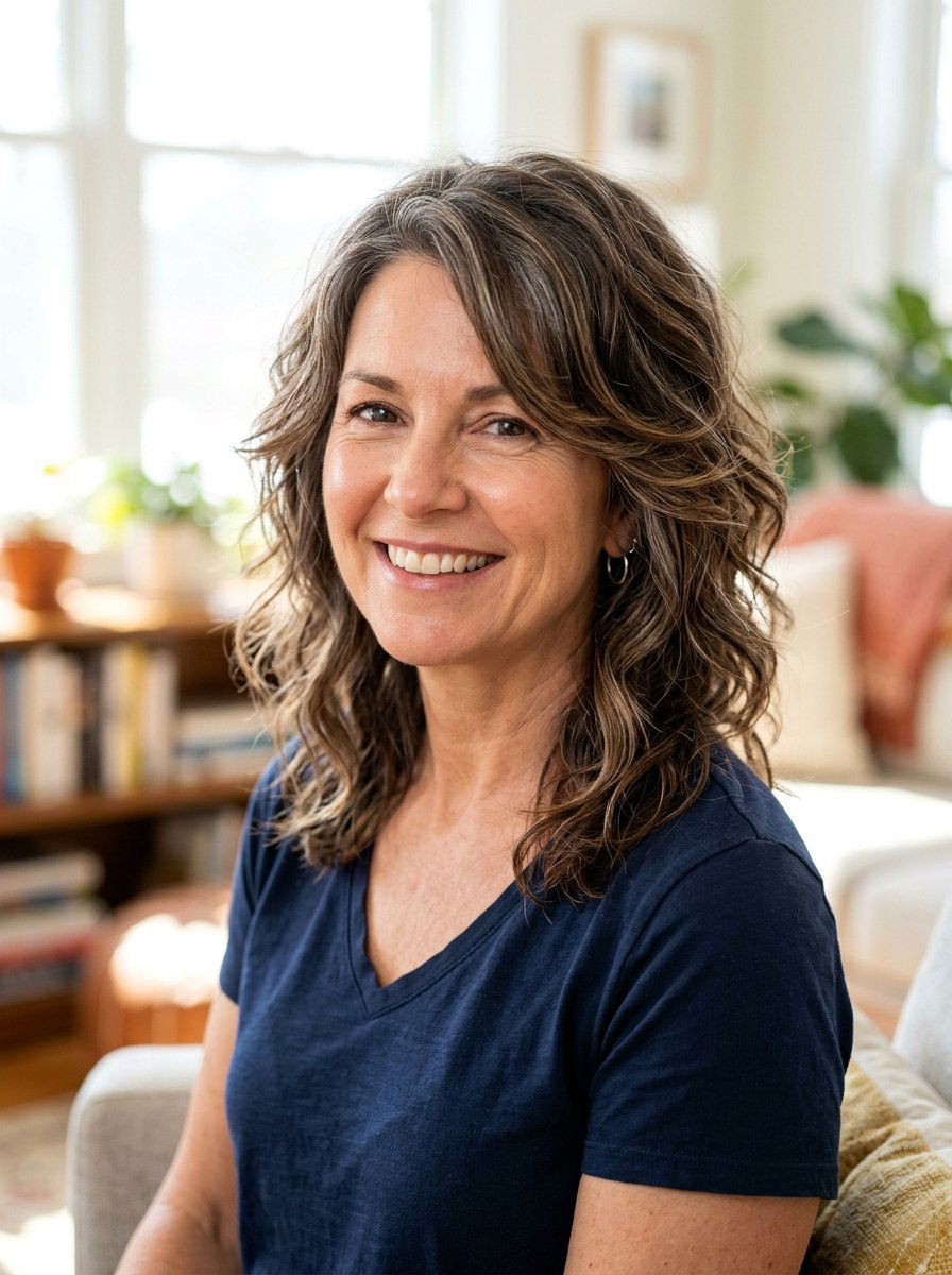 Medium Length Wavy Shag For Women Over 50 - 20 wavy shag for women over 50 - 20 wavy shag for women over 50