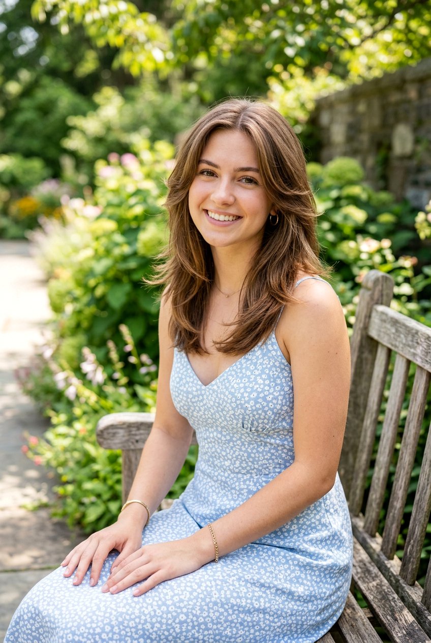 Medium Scene Hair With Tapered Layers - 20 scene layered haircut for girls - 20 scene layered haircut for girls