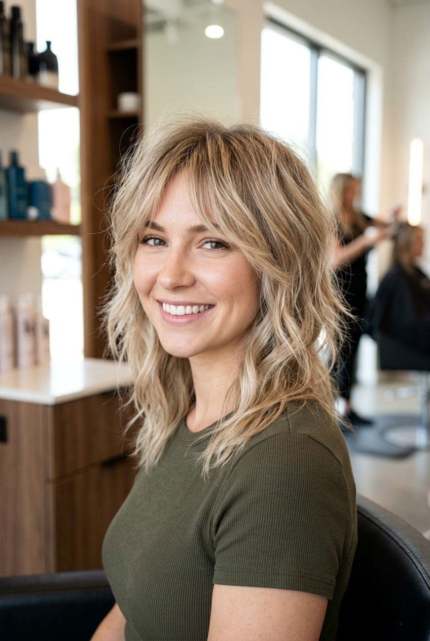 Medium Shag For Fine Hair - 20 medium shag haircut - 20 medium shag haircut