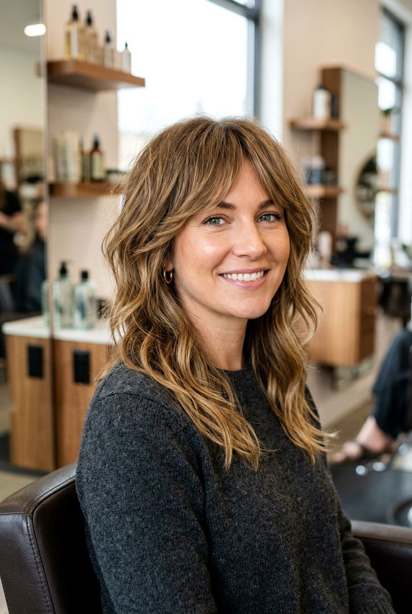 Medium Shag For Thick Hair - 20 medium shag haircut - 20 medium shag haircut