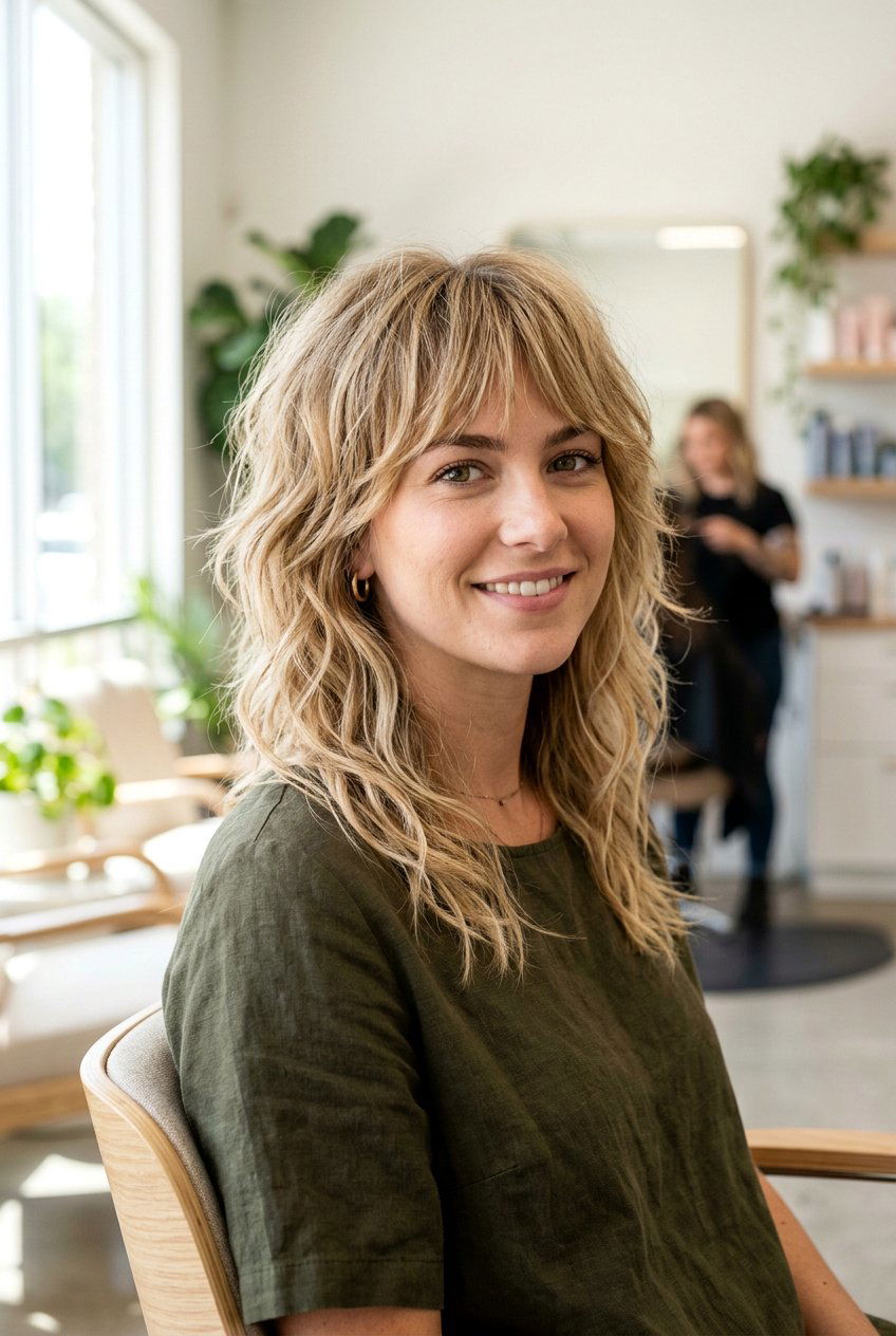 Medium Shag Haircut - 20 medium haircuts for women over 50 - 20 medium haircuts for women over 50