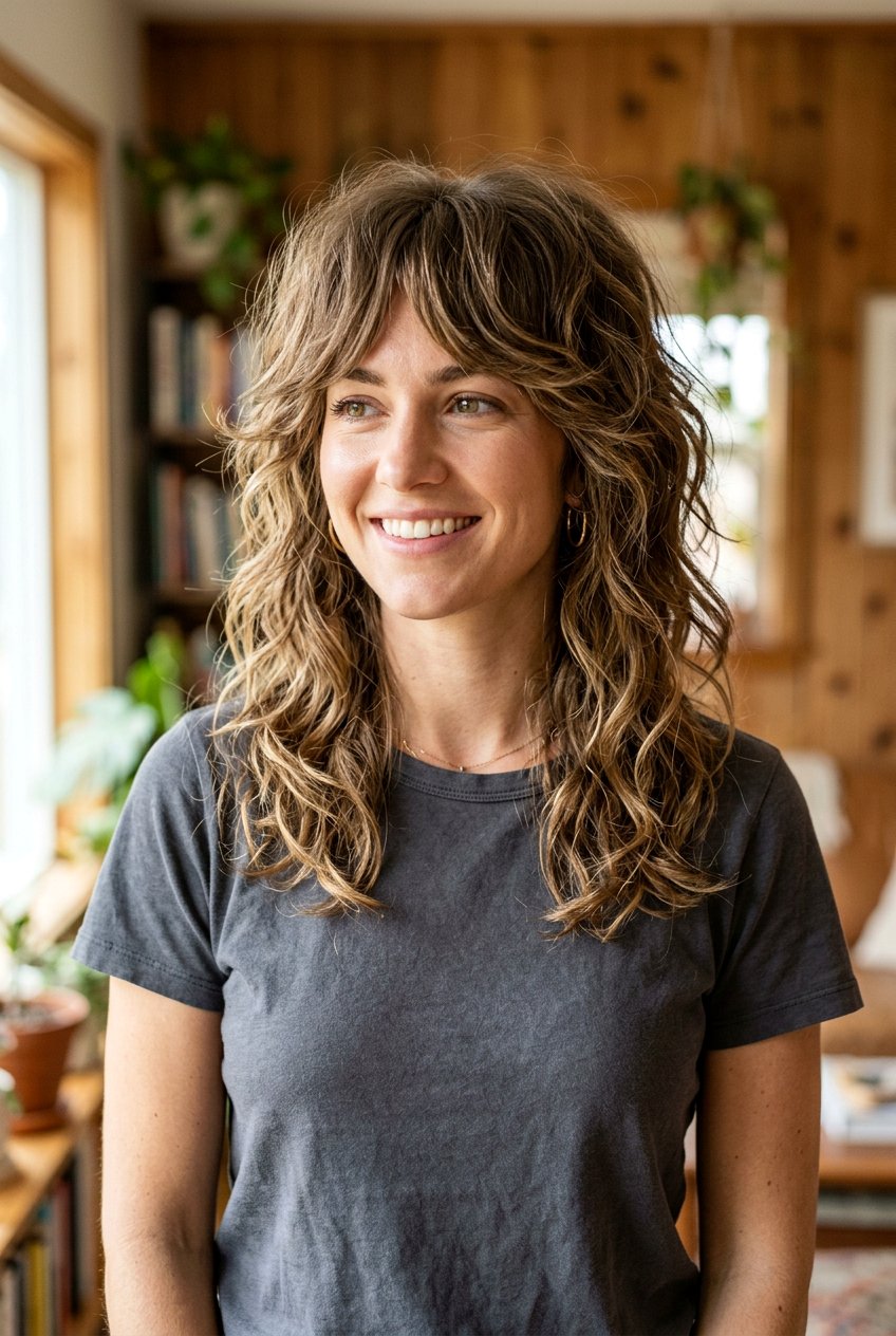 Medium Shag Haircut For Thick Wavy Hair - 20 medium haircut for wavy thick hair - 20 medium haircut for wavy thick hair