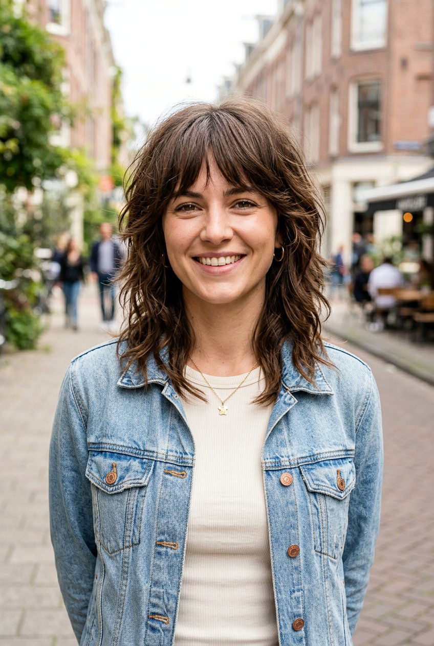 Medium Shag Haircut With Face Framing Layers - 20 medium haircut with face framing layers - 20 medium haircut with face framing layers