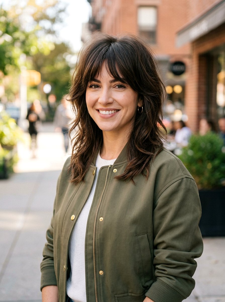 Medium Shag Haircut With Polished Layers - 20 polished medium layered haircut - 20 polished medium layered haircut