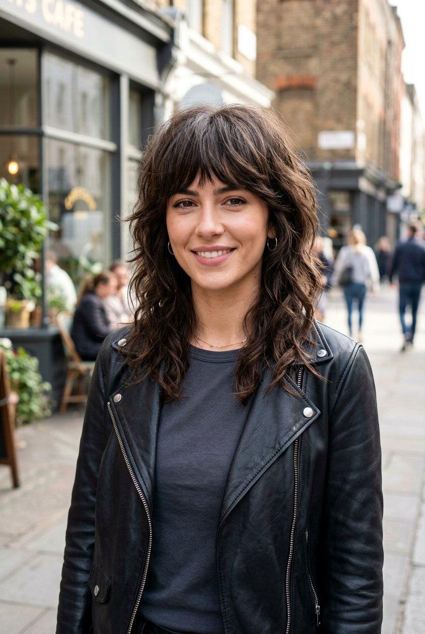 Medium Shag With Bangs - 20 grunge shag hairstyle women - 20 grunge shag hairstyle women