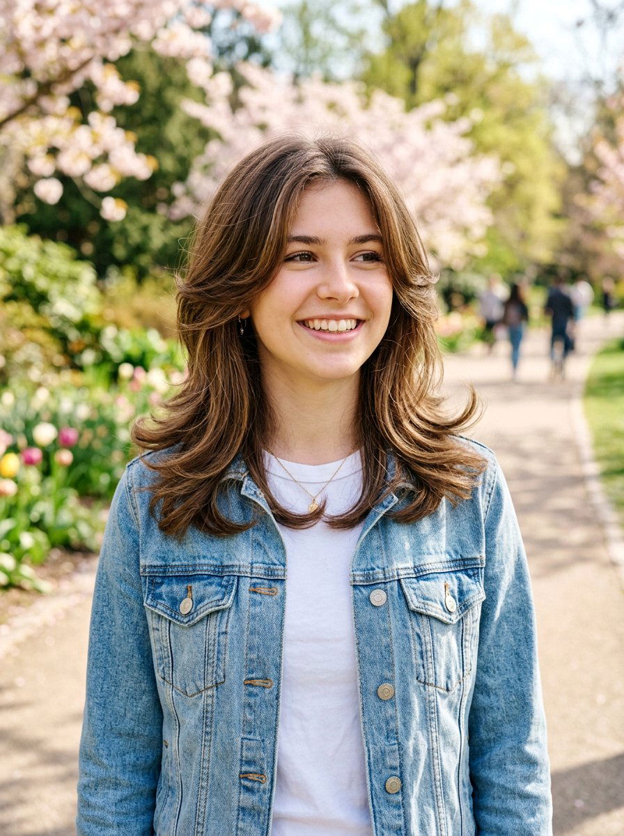 Medium Soft Butterfly Haircut - 20 teen girls soft butterfly haircut - 20 teen girls soft butterfly haircut