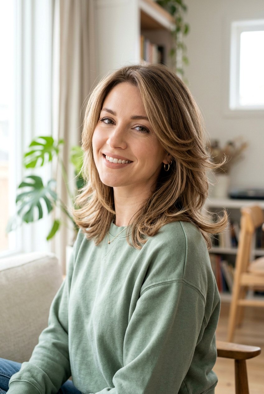 Medium Soft Feather Layers Haircut - 20 soft feather layers haircut - 20 soft feather layers haircut