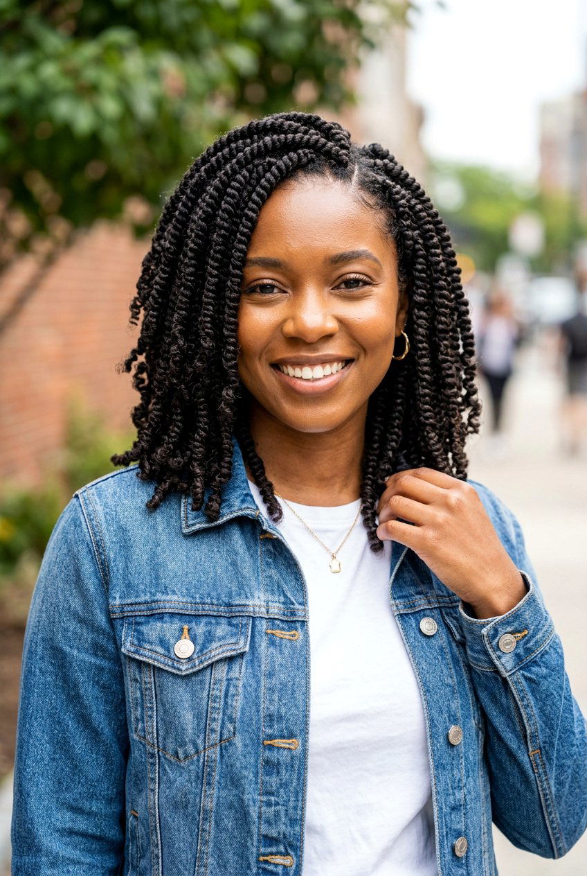 Medium Spring Twist - 20 black women spring twist ideas - 20 black women spring twist ideas