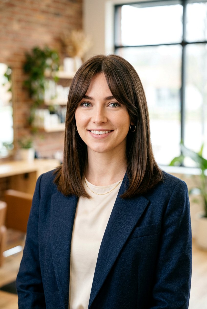 Medium Straight Cut With Curtain Bangs - 20 medium haircut with curtain fringe - 20 medium haircut with curtain fringe