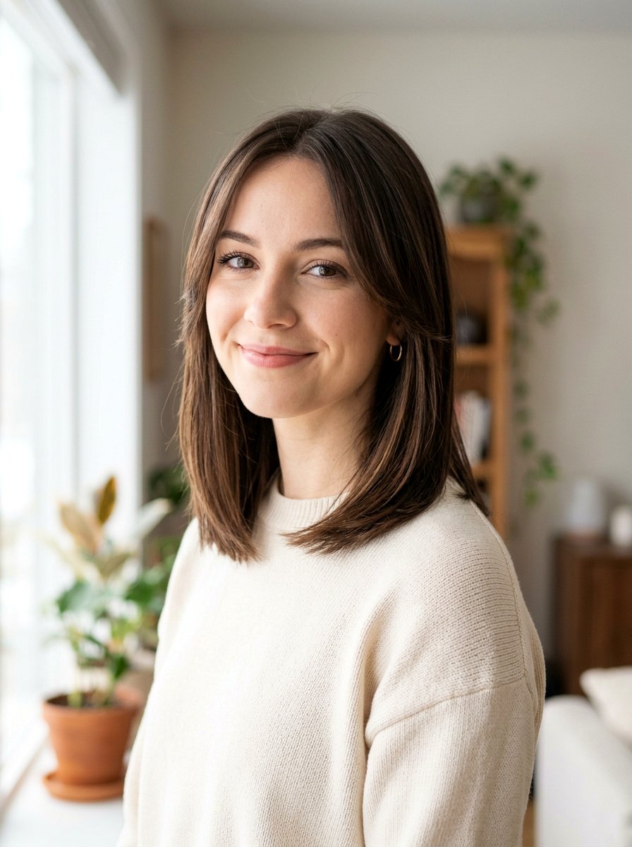 Medium Straight Haircut With Face Framing Pieces - 20 straight haircut with face framing strands - 20 straight haircut with face framing strands