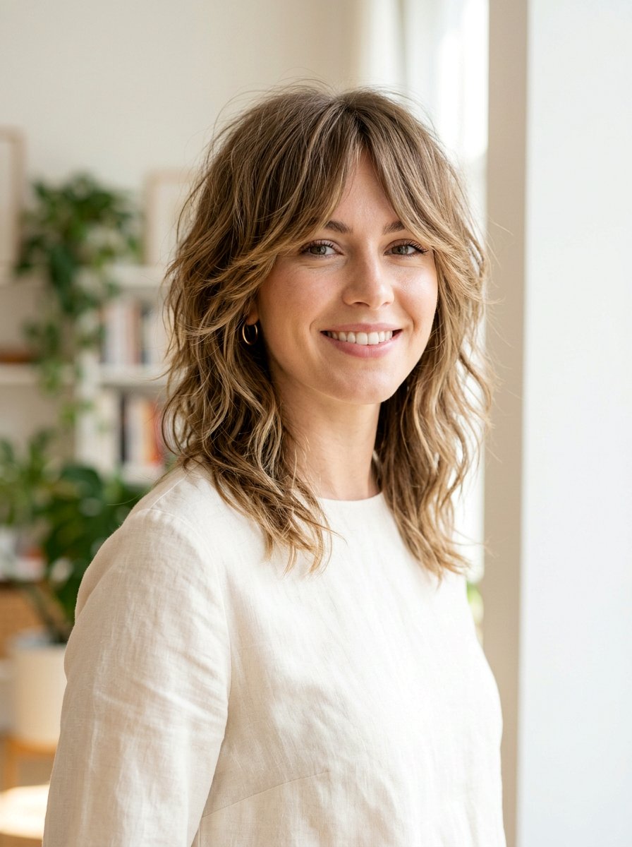 Medium Tousled Shag Haircut - 20 tousled shag haircut - 20 tousled shag haircut