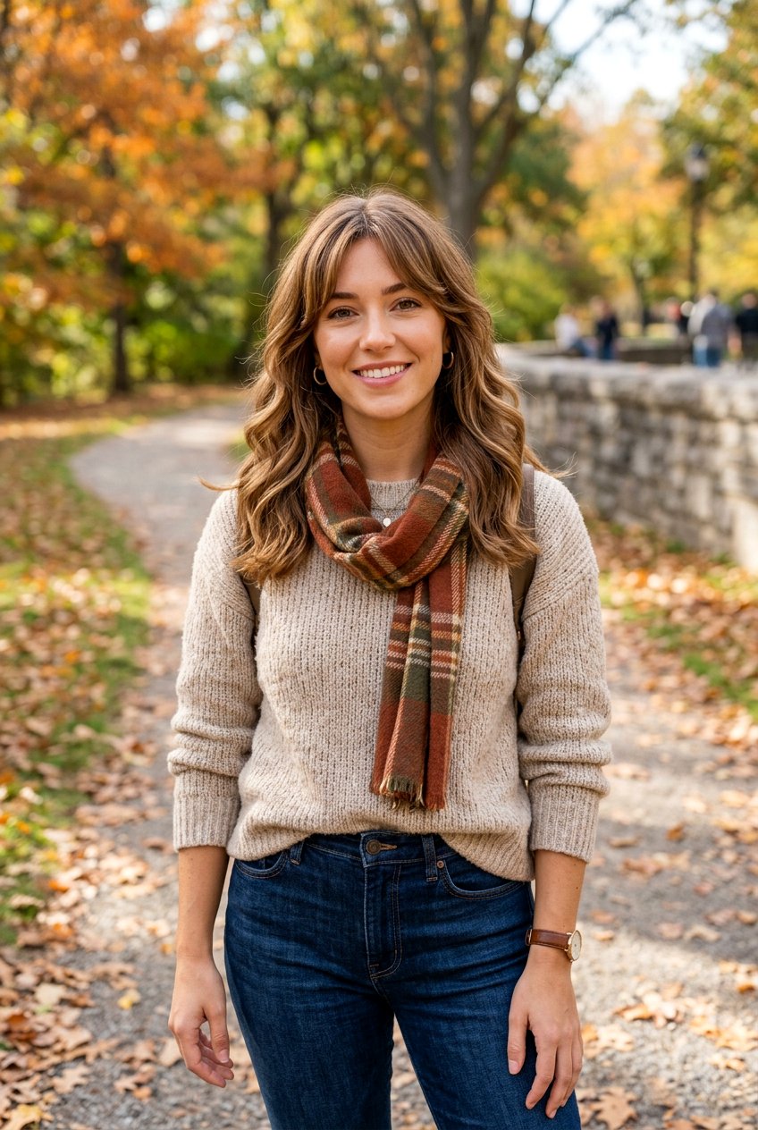 Medium Wavy Hair With Curtain Bangs - 20 medium wavy haircut with bangs - 20 medium wavy haircut with bangs