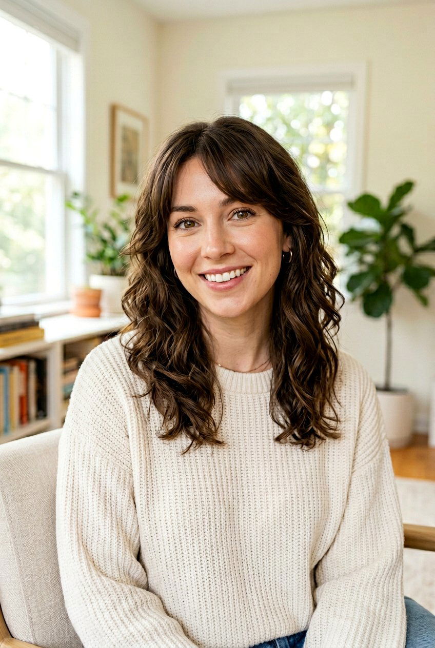 Medium Wavy Hair With Side Bangs - 20 medium wavy haircut with bangs - 20 medium wavy haircut with bangs