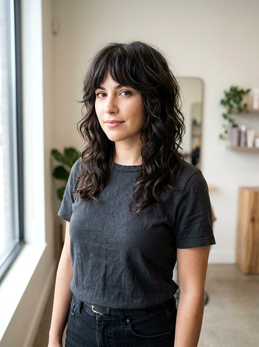 Medium Wavy Wolf Cut For Thick Hair - 20 wavy wolf cut for medium hair - 20 wavy wolf cut for medium hair