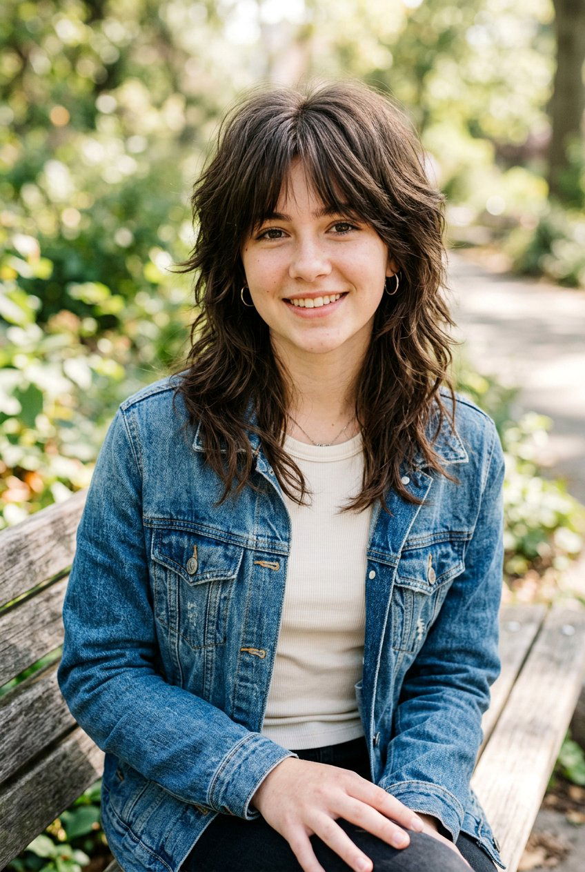 Medium Wolf Cut - 20 medium haircut for teenage girls with layers - 20 medium haircut for teenage girls with layers